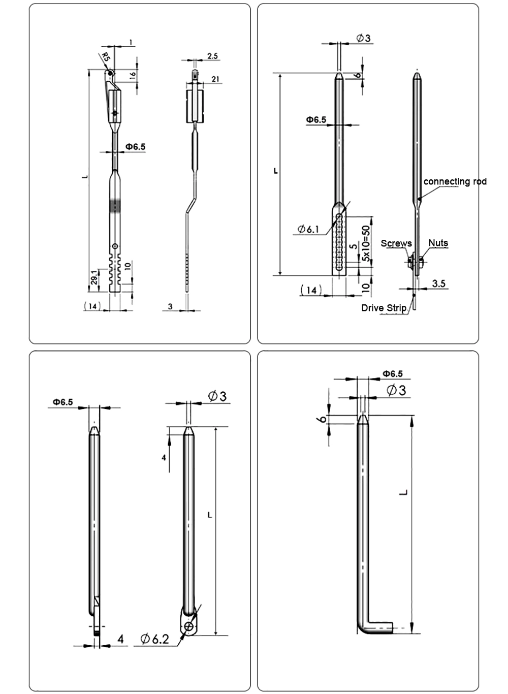 Box Transformer Station Pull Rod
