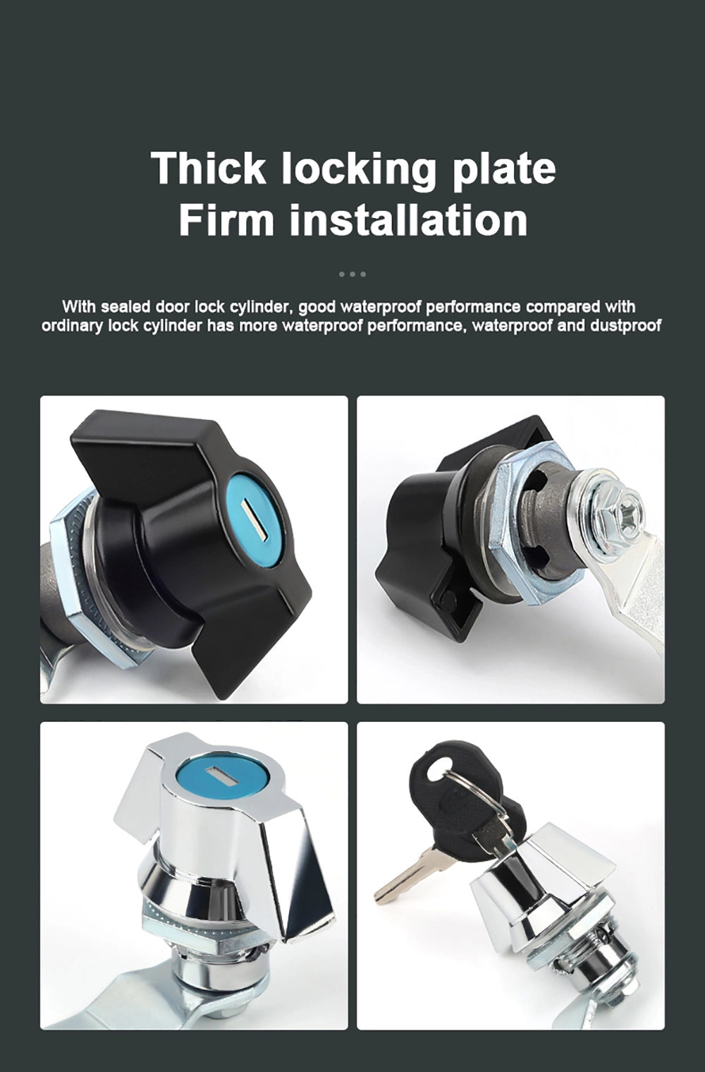 Cylindrical Locks For Hardware And Industrial Equipment